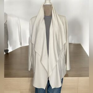 Tom’s Ware Cardigan Open Front Off White Women’s Size Large